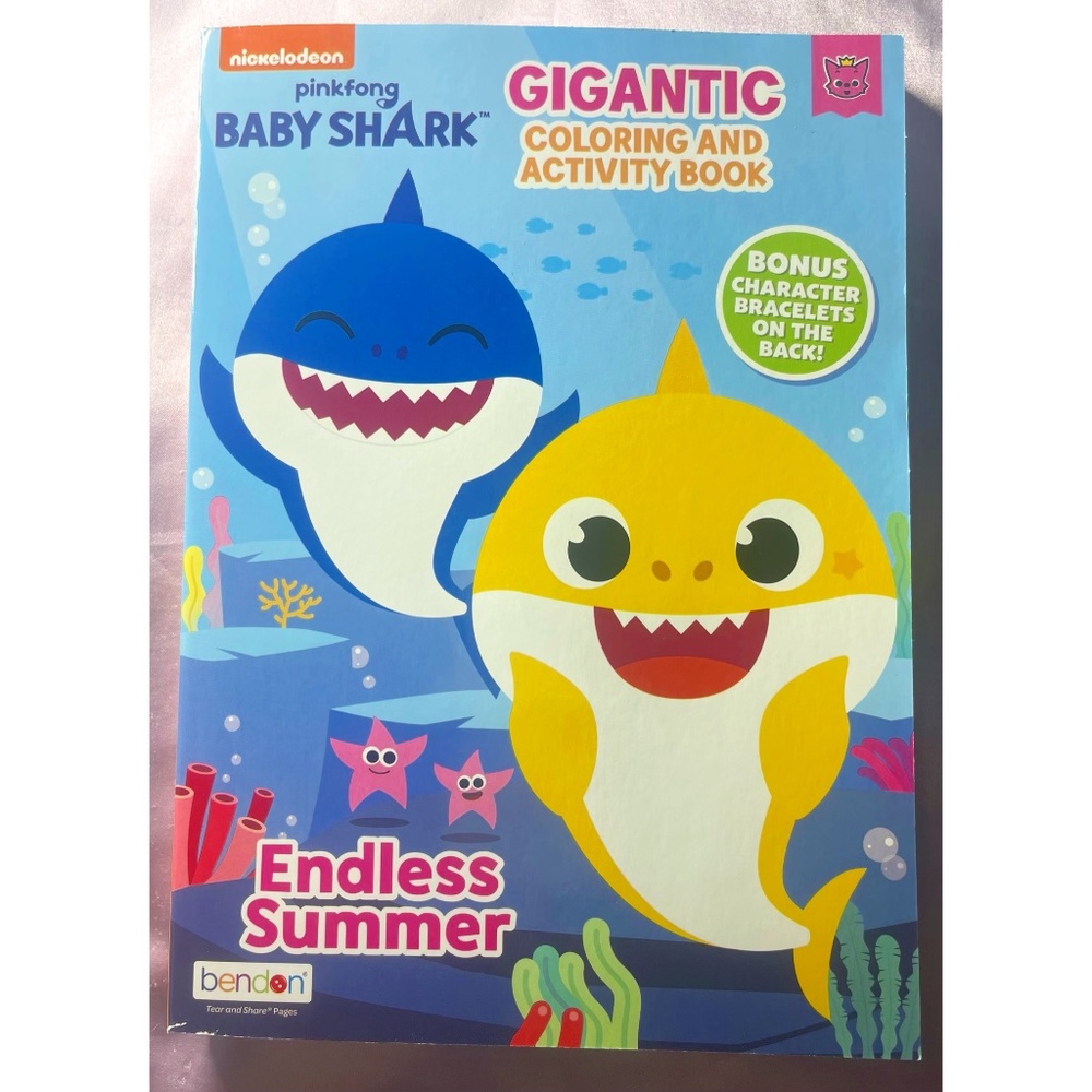 BabyShark Gigantic Coloring & Activity Book